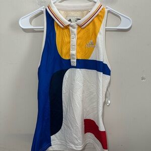 Adidas x Pharrell Williams New York Colorblock women's tennis tank top Small